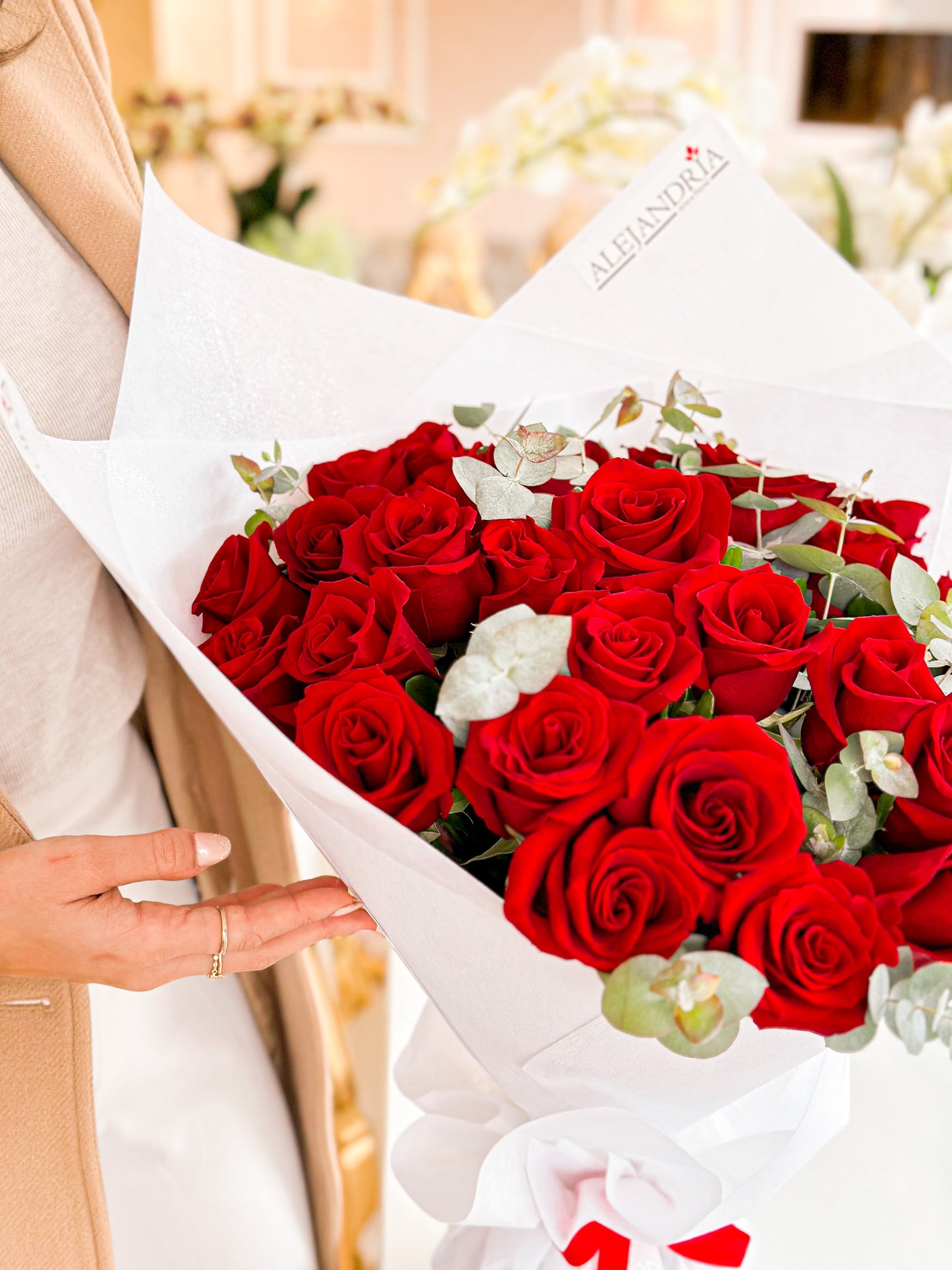 Ramo "Stand By Me" Rosas Rojas