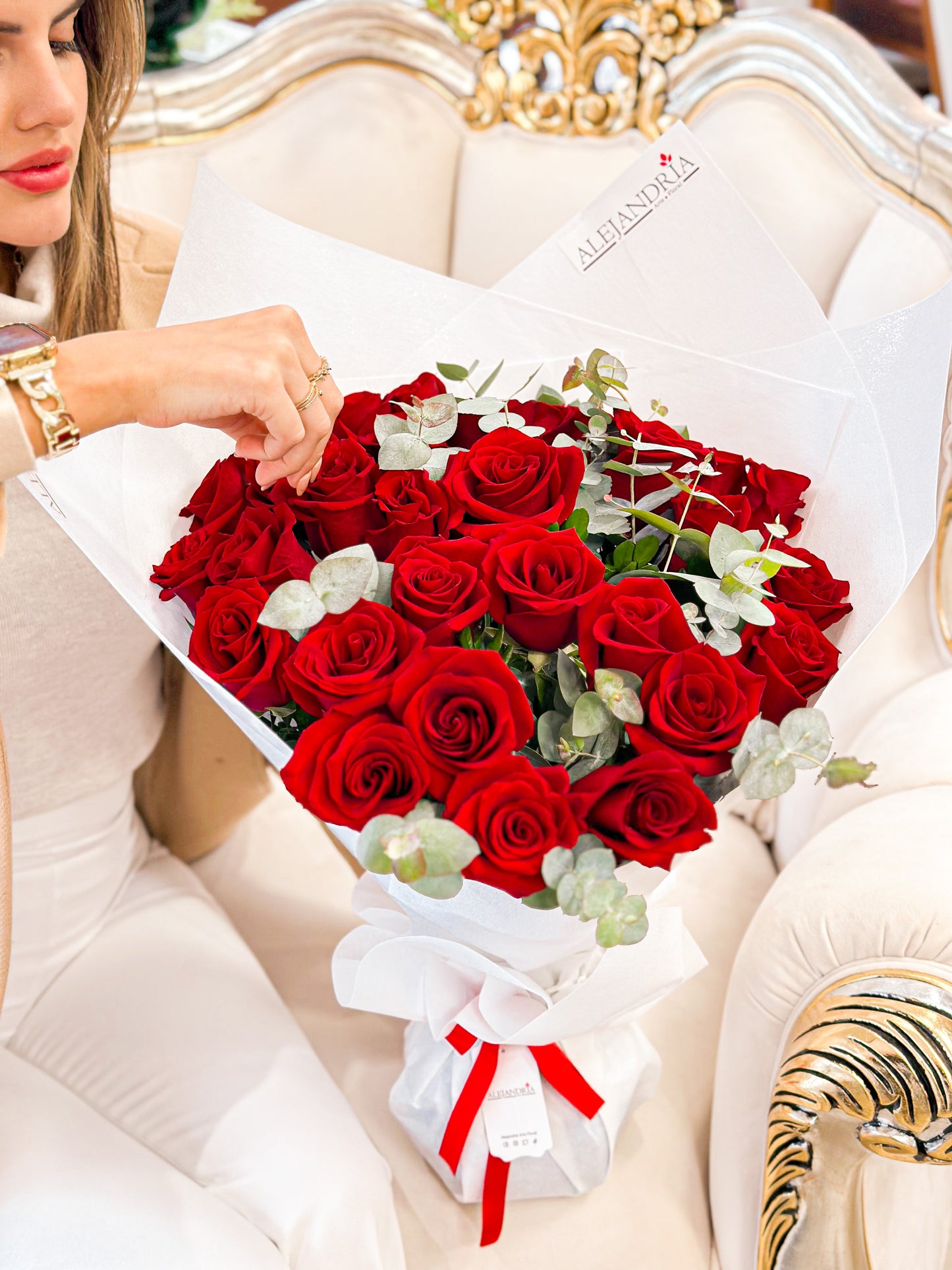 Ramo "Stand By Me" Rosas Rojas