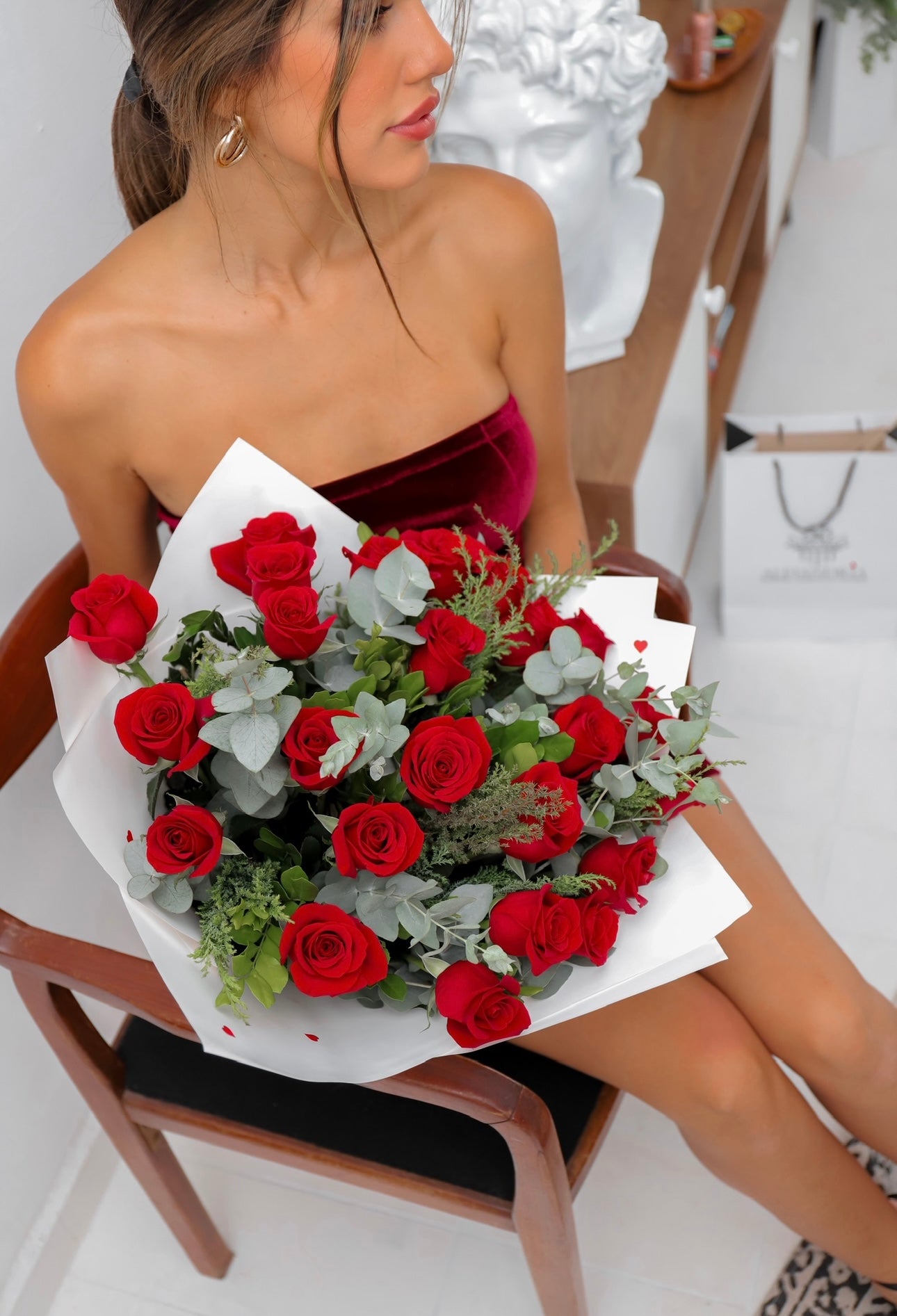 Ramo "Amor" 24 Rosas Rojas
