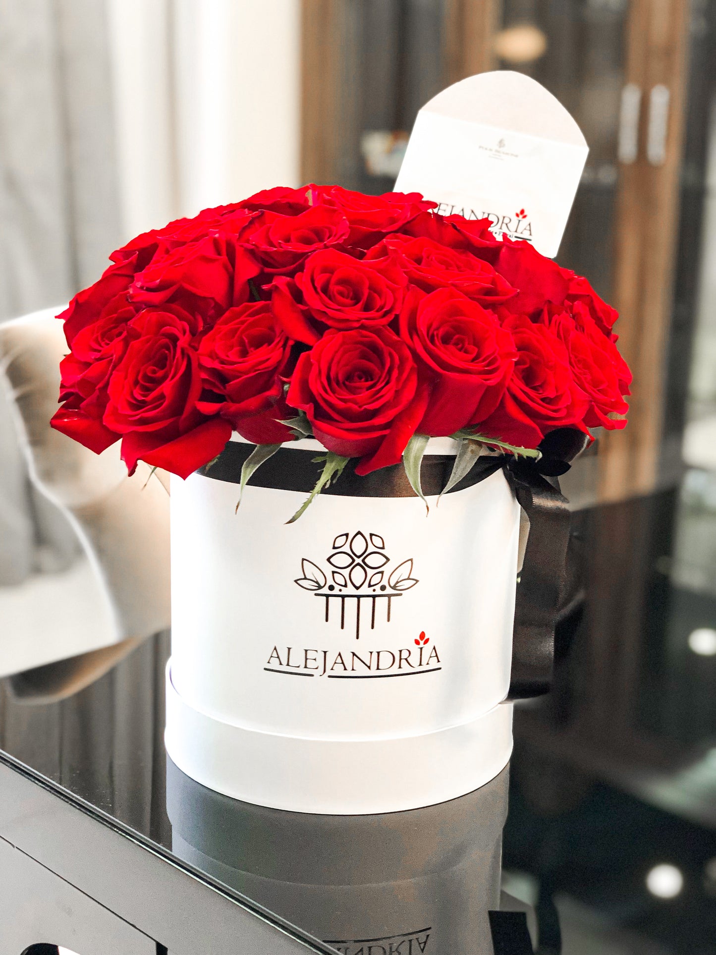 FlowerBox "Davinci" - Alejandría Arte Floral