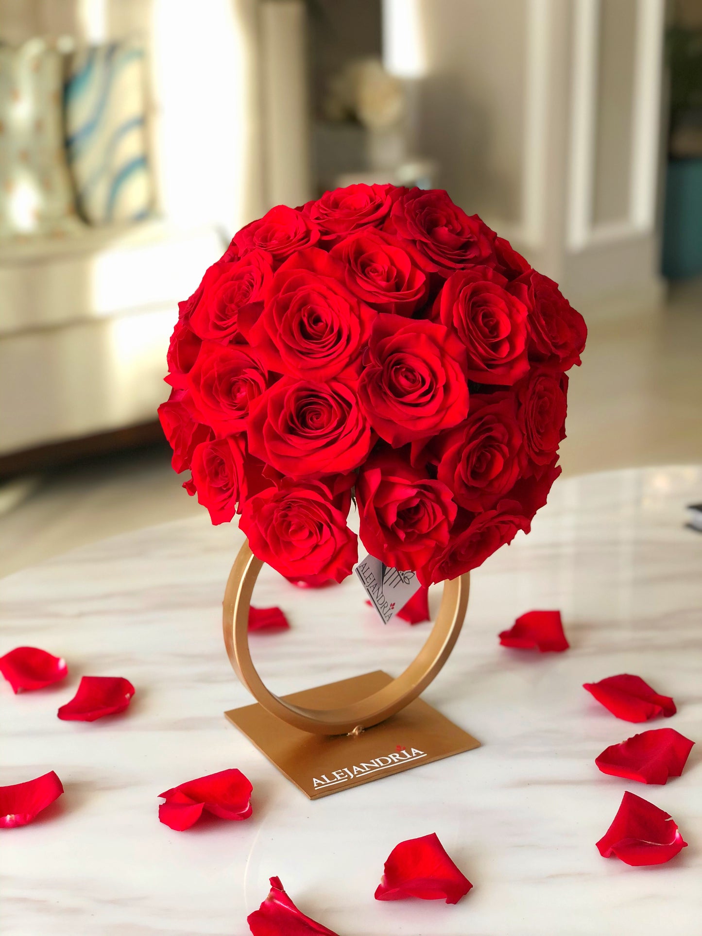 Engagement Ring "Red Roses" - Alejandría Arte Floral