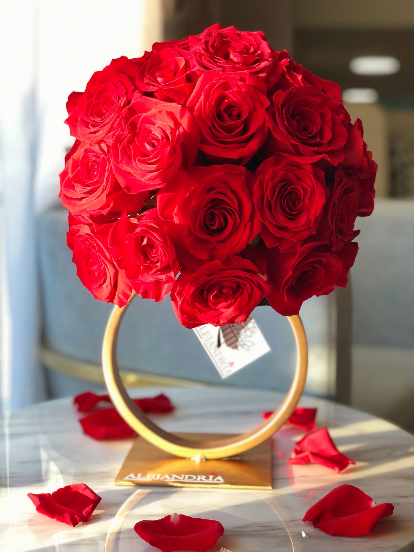 Engagement Ring "Red Roses" - Alejandría Arte Floral