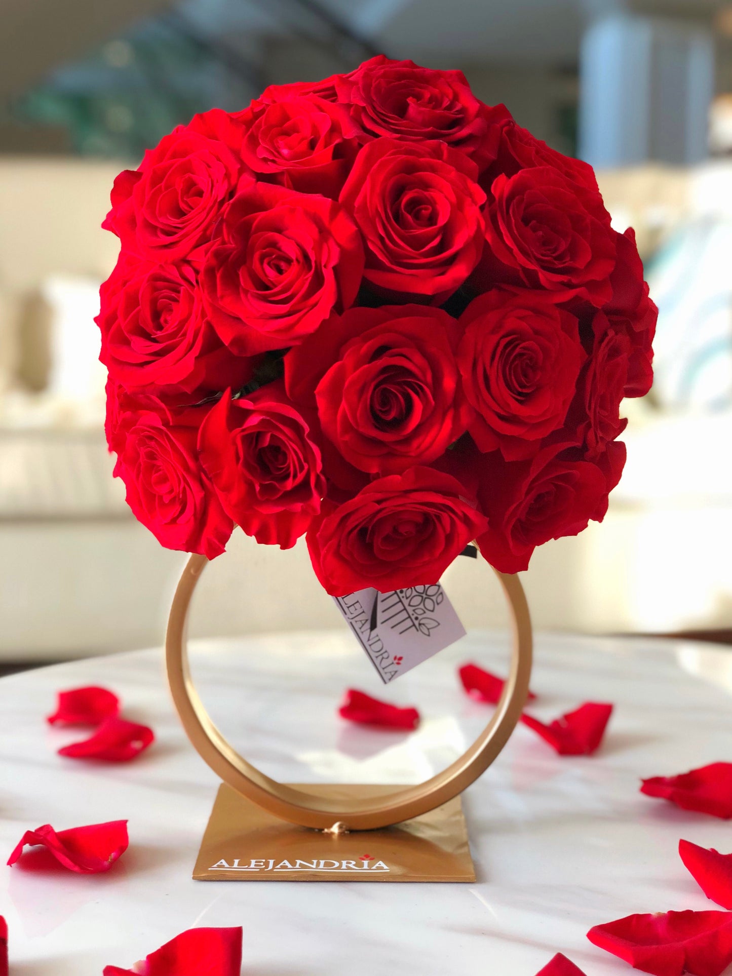 Engagement Ring "Red Roses" - Alejandría Arte Floral