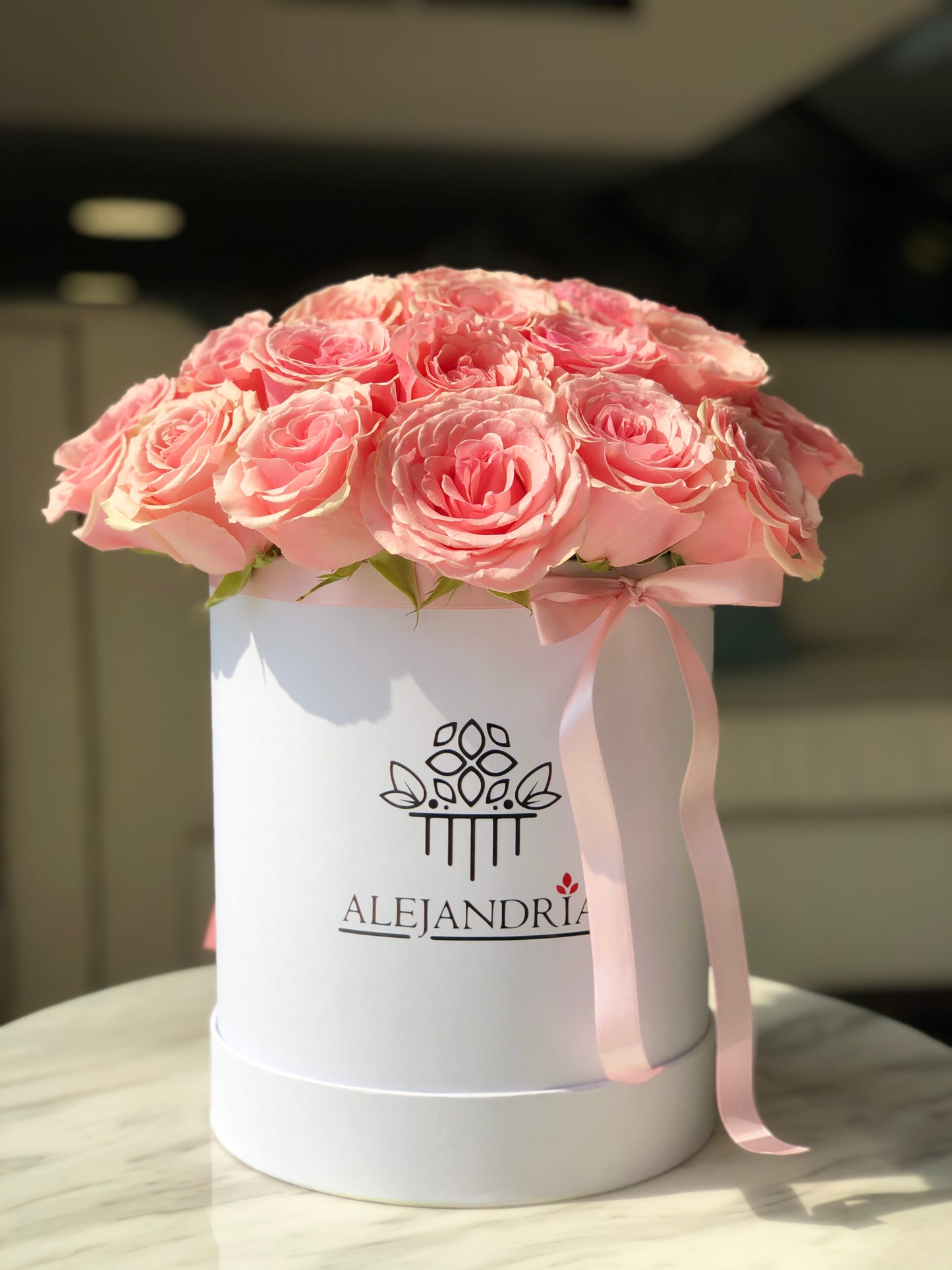 FlowerBox "Dior" - Alejandría Arte Floral