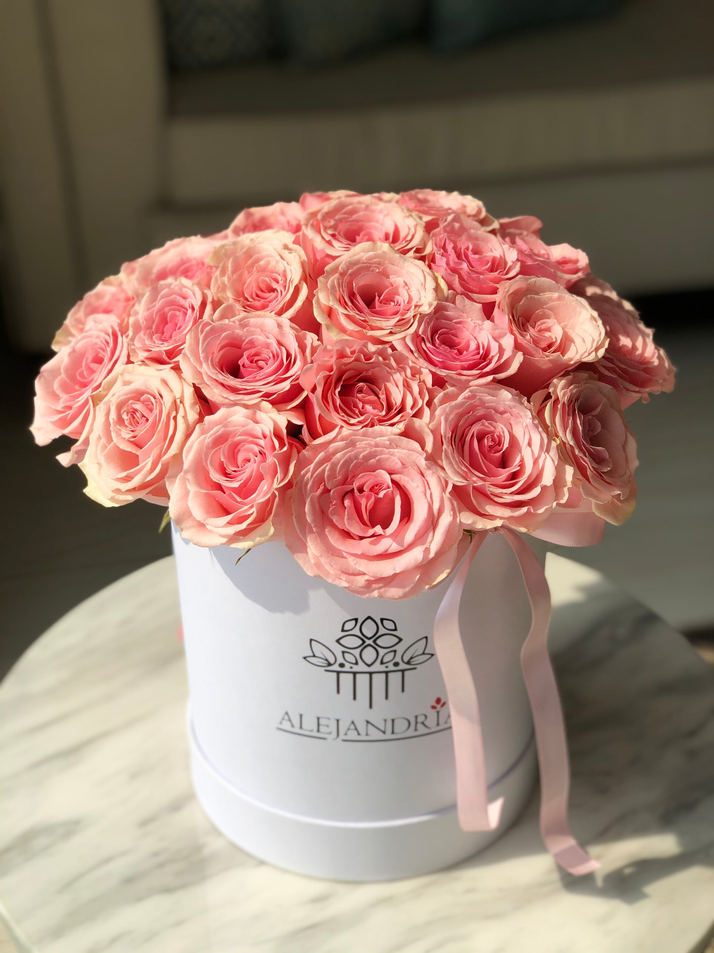 FlowerBox "Dior" - Alejandría Arte Floral