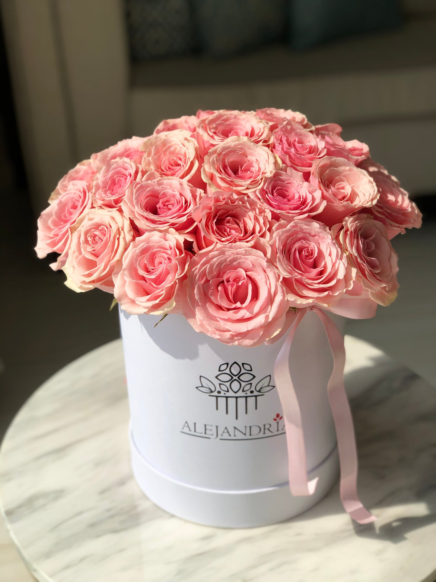 FlowerBox "Dior" - Alejandría Arte Floral