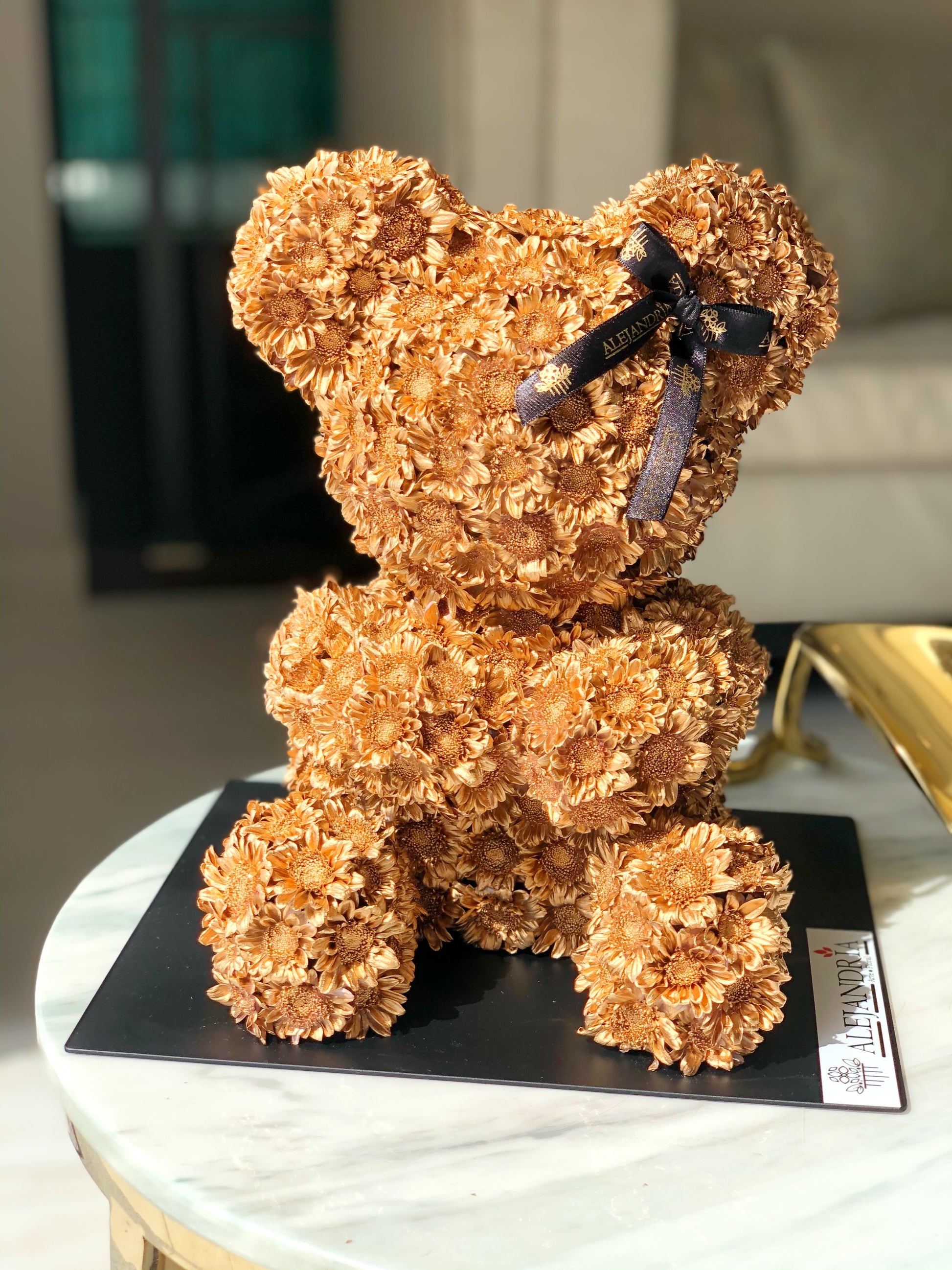 Golden Teddy - Alejandría Arte Floral 